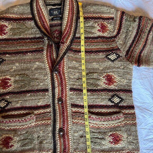 RRL Hand Knit Southwestern Cardigan XL NWOT - Picture 11 of 12